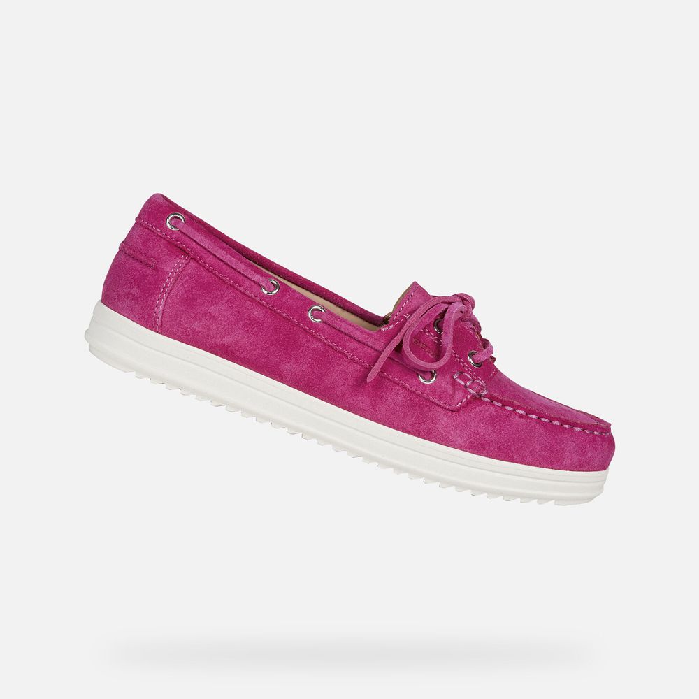 Geox Bayan Loafers Pembe - Genova - RAW-142850